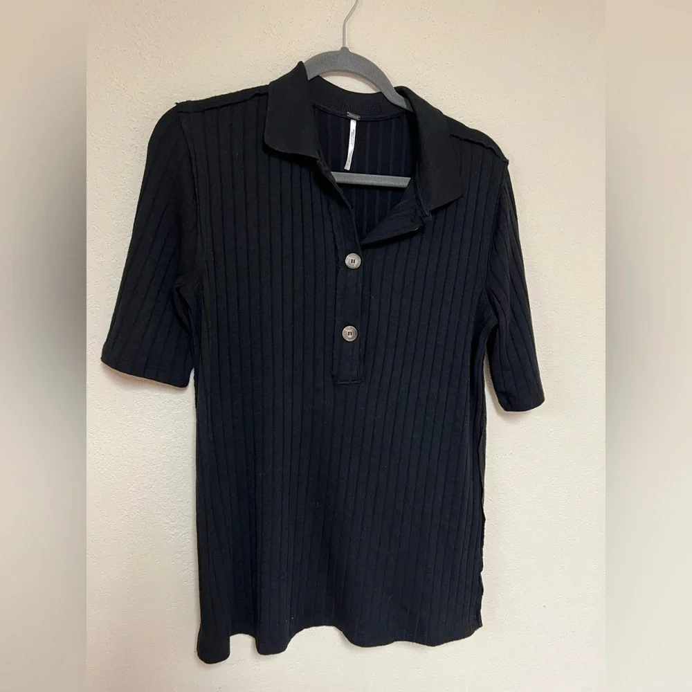 Free People collared tunic